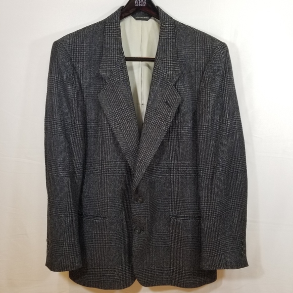 Pierre Cardin Sport Coat Blazer Check 40 R - Picture 1 of 16